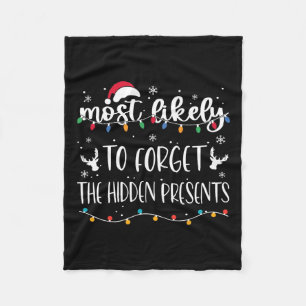 Waarschijnlijk vergeten we de verborgen Cadeaus fa Fleece Deken