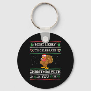 Waarschijnlijk viert u Kerstmis met u Sleutelhanger