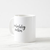 Waarschijnlijk Vodka Funny Coffee Mok (Voorkant links)