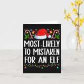 Waarschijnlijk wordt het verward met een elf kerst kaart (Gele Bloem)