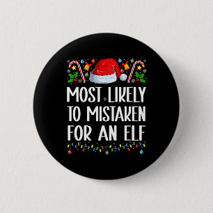 Waarschijnlijk wordt het verward met een elf kerst ronde button 5,7 cm