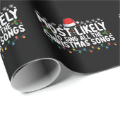 Waarschijnlijk zingen ze alle kerstliedjes cadeaupapier (Rol Hoek)