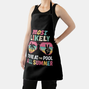 Waarschijnlijk zit je de hele zomer bij het zwemba schort