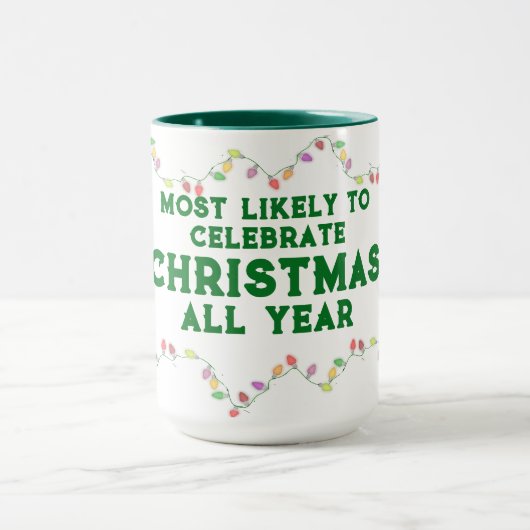 Waarschijnlijkste om Kerstmis te Vieren Mok (Midden)