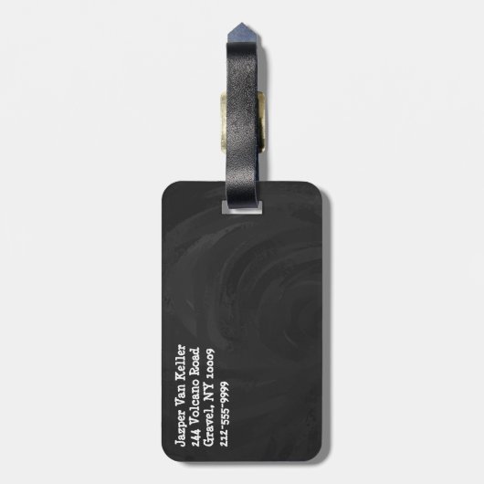 Waarschuwen Bagagelabel (Achterkant verticaal)