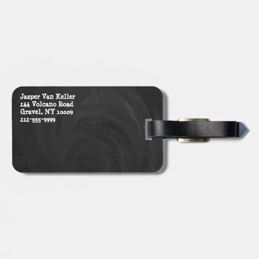 Waarschuwen Bagagelabel (Achterkant horizontaal)