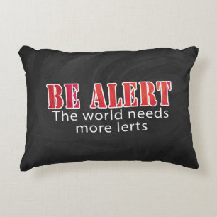 Waarschuwen Decoratief Kussen