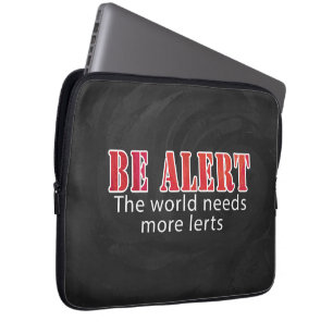Waarschuwen Laptop Sleeve