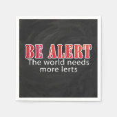 Waarschuwen Servetten (Voorkant)