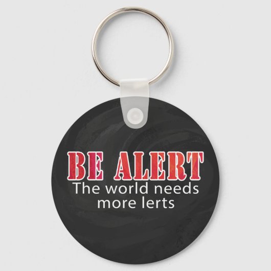 Waarschuwen Sleutelhanger (Voorkant)