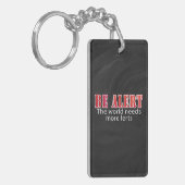 Waarschuwen Sleutelhanger (Voorkant Links)