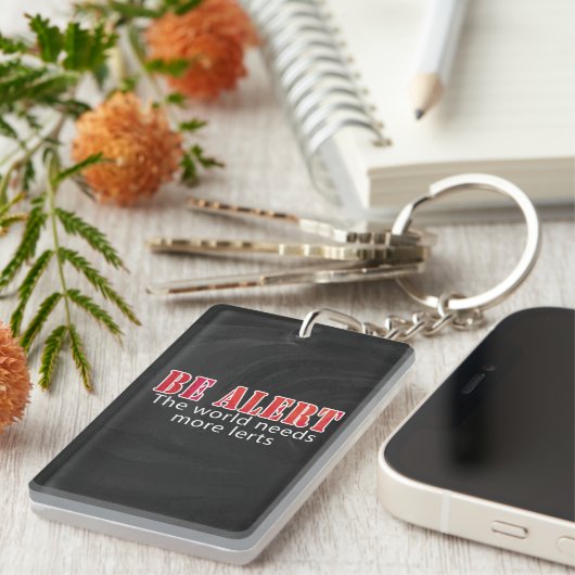 Waarschuwen Sleutelhanger (Voorkant Rechts)