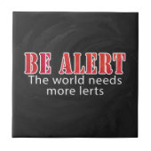 Waarschuwen Tegeltje (Voorkant)