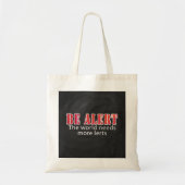 Waarschuwen Tote Bag (Voorkant)