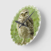 Waarschuwende boomklokklok ronde klok (Hoek)