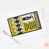 Waarschuwende Stickers voor de overheid (Envelop)