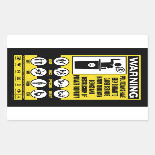 Waarschuwende Stickers voor de overheid
