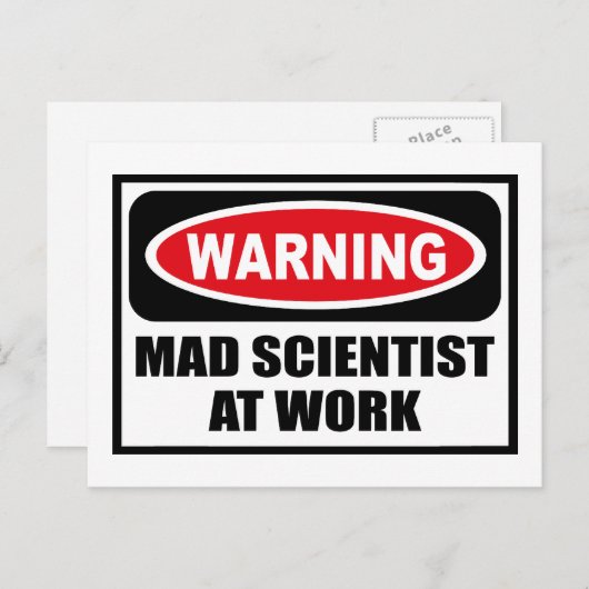 WAARSCHUWETENSCHAPPELIJKE INFORMATIE OP HET Briefk Briefkaart (Voorkant / Achterkant)