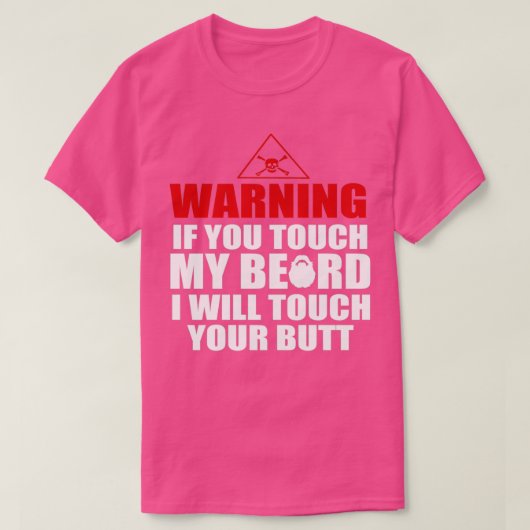 Waarschuwing 1 t-shirt (Design voorkant)