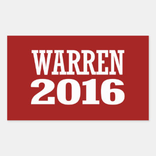 WAARSCHUWING 2016 RECHTHOEKIGE STICKER