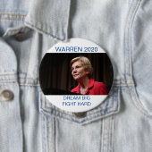 WAARSCHUWING 2020 DREAM BIG FIGHT HARD RONDE BUTTON 4,0 CM (In situ)