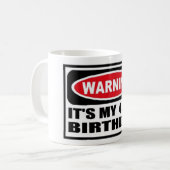 Waarschuwing 40 koffiemok (Voorkant links)