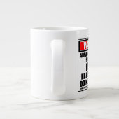 Waarschuwing Advanced Practice Registered verpleeg Grote Koffiekop (Achterkant)