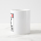 Waarschuwing back-upsinger op het werk stoort niet grote koffiekop (Voorkant)