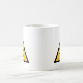 Waarschuwing Banana Peel Slippery Coffee Mok (Center)