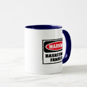 Waarschuwing BASKETBALL FANATISCHE Mok (Voorkant rechts)