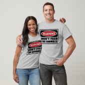 Waarschuwing BEHOEFT NIET DAT DE DIEREN T-Shirt Ma (Unisex)