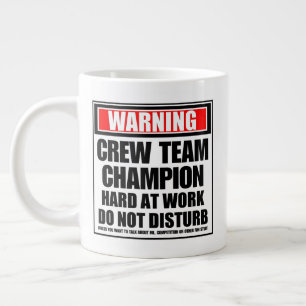 Waarschuwing bemanningsteam Champion hard op het w Grote Koffiekop