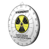 Waarschuwing! Beslissing dagelijkse oorzaak Meltdo Dartbord (Voorkant Rechts)