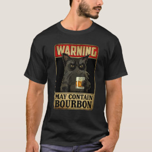 Waarschuwing bevat mogelijk de Sarcastische drank  T-shirt