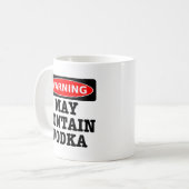 Waarschuwing bevat mogelijk wodka koffiemok (Voorkant links)