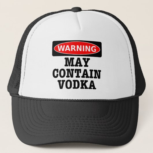 Waarschuwing bevat mogelijk wodka trucker pet (Voorkant)