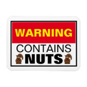 WAARSCHUWING bevat noten Magneet (Horizontaal)