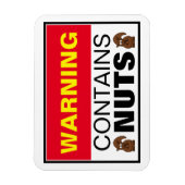 WAARSCHUWING bevat noten Magneet (Verticaal)