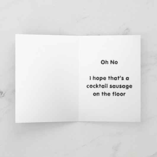 Waarschuwing Birthday Humor Drink niet te veel Kaart (Binnen)