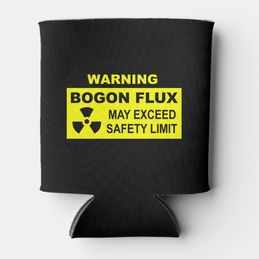 Waarschuwing: Bogon Flux Blikjeskoeler (Voorkant)