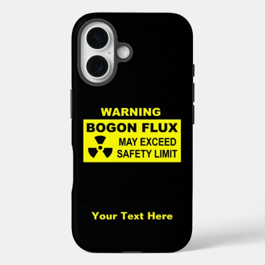Waarschuwing: Bogon Flux Case-Mate iPhone Case (Achterkant)