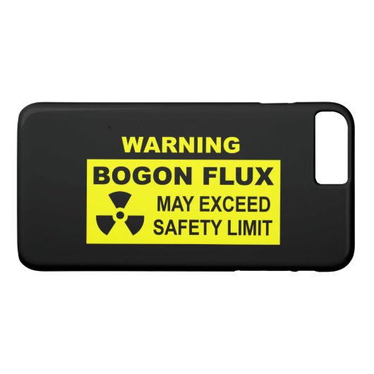 Waarschuwing: Bogon Flux Case-Mate iPhone Case (Achterkant (Horizontaal))