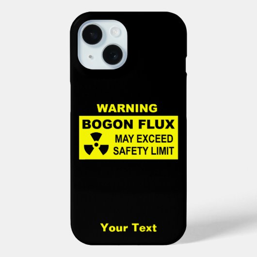 Waarschuwing: Bogon Flux Case-Mate iPhone Case (Achterkant)