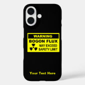 Waarschuwing: Bogon Flux Case-Mate iPhone Case (Achterkant)