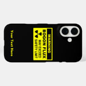 Waarschuwing: Bogon Flux Case-Mate iPhone Case (Achterkant (horizontaal))