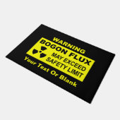 Waarschuwing: Bogon Flux Deurmat (Schuin)