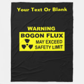 Waarschuwing: Bogon Flux Fleece Deken (Voorkant)