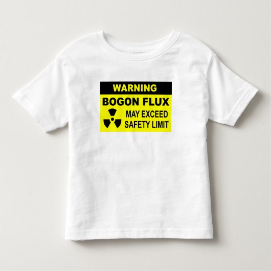 Waarschuwing: Bogon Flux Kinder Shirts (Voorkant)