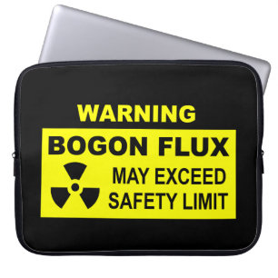 Waarschuwing: Bogon Flux Laptop Sleeve