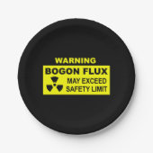 Waarschuwing: Bogon Flux Papieren Bordje (Voorkant)